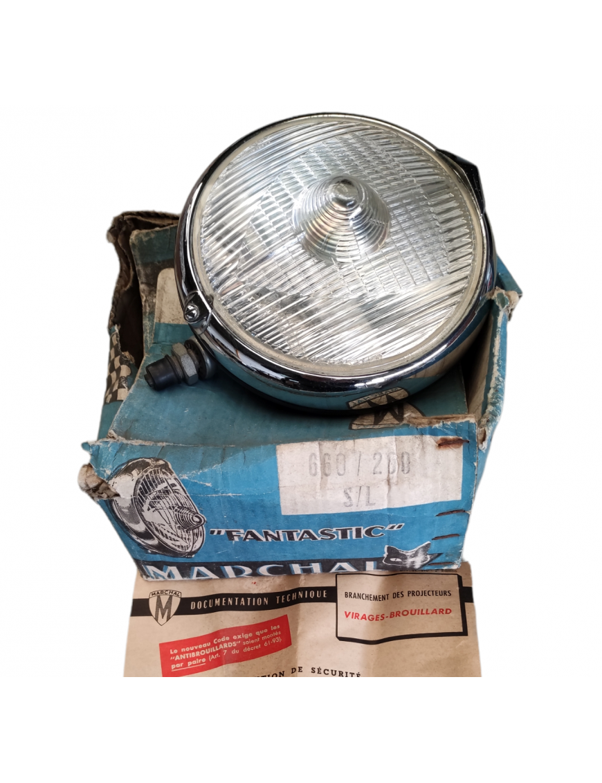 Foglight Headlight - SEV MARCHAL FANTASTIC 660/200 - NOS