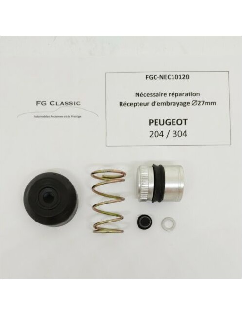 FG CLASSIC - Nécessaire réparation récepteur embrayage 27mm - PEUGEOT 204 / 304