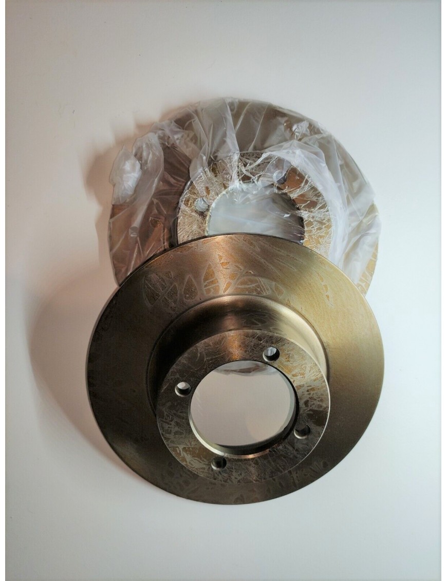 SKODA 100 / 105 / 110 / 120 / 130 / Rapid - Paire disques frein avant - 252x9mm - NEUFS
