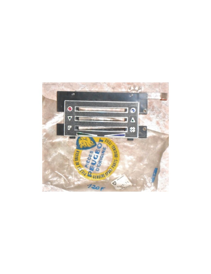 Peugeot 604 - 644271 - Front panel heating control - NOS