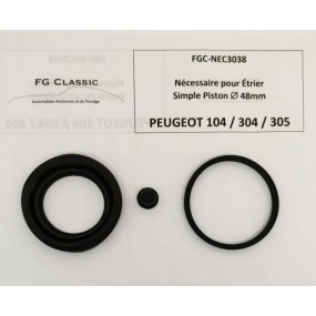 PEUGEOT 104 / 304 / 305 - Repair kit - Brake caliper single piston 48mm - NEW