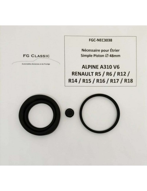 ALPINE A310 V6 - Nécessaire réparation - Etrier simple Piston 48mm