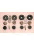RENAULT ESTAFETTE 1972 à 1976 - Pair of Complete repair kit brake cylinder - Front side - 22mm