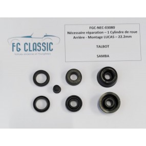 TALBOT SAMBA - Repair kit for 1 Rear wheel cylinder - 22.2mm - LUCAS - NEW