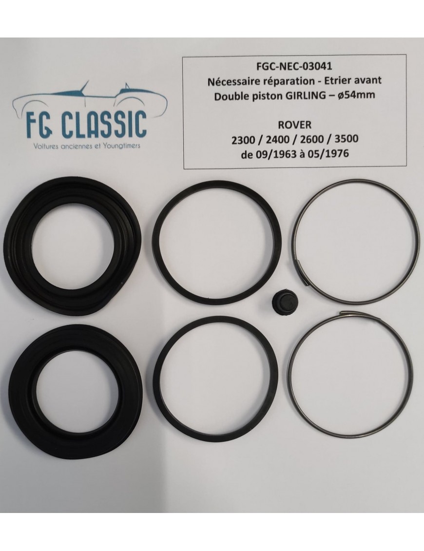 ROVER 2300 / 2400 / 2600 / 3500 - Repair kit for Front brake caliper double Piston GIRLING 54mm