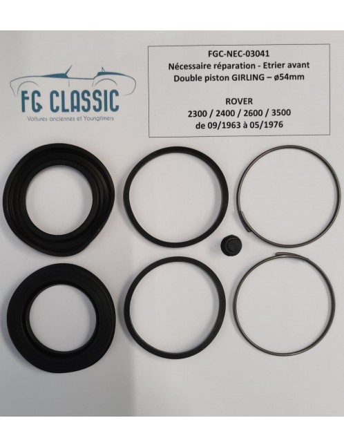 ROVER 2300 / 2400 / 2600 / 3500 - Repair kit for Front brake caliper double Piston GIRLING 54mm