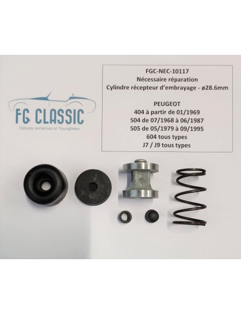 PEUGEOT 404 / 504 / 505 / 604 / J7 - Repair kit Clutch slave cylinder - 28.6mm - NEW