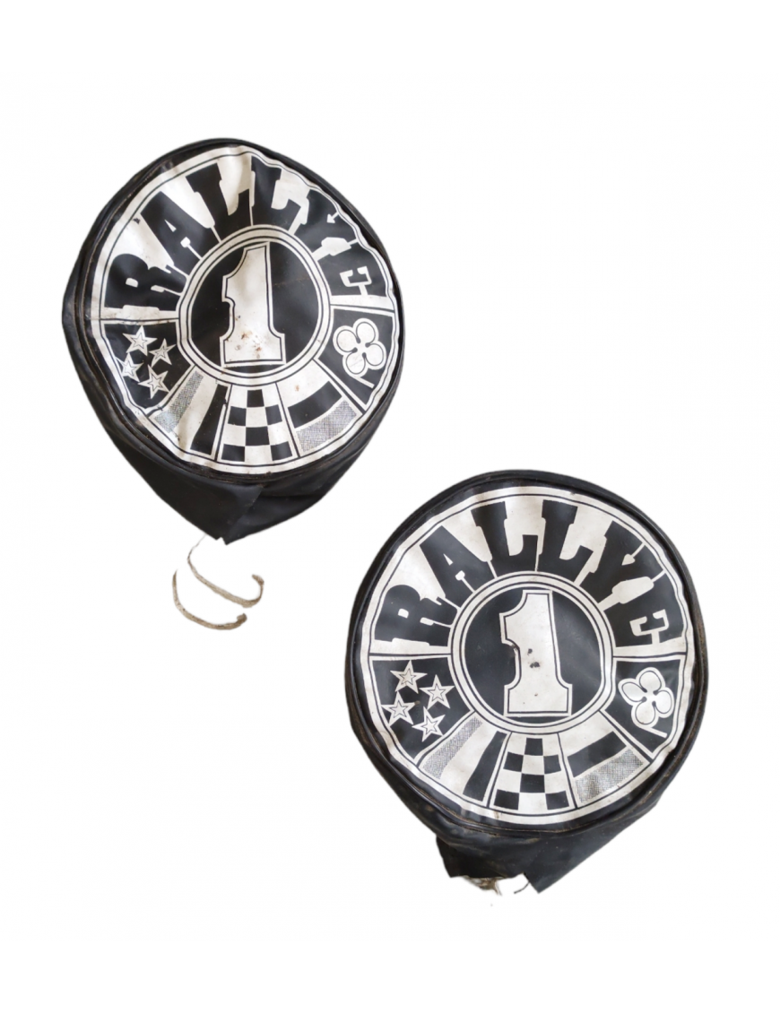 Pair of cover simulated leather "RALLYE" 140mm - USED