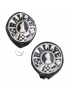 Pair of cover simulated leather "RALLYE" 140mm - USED