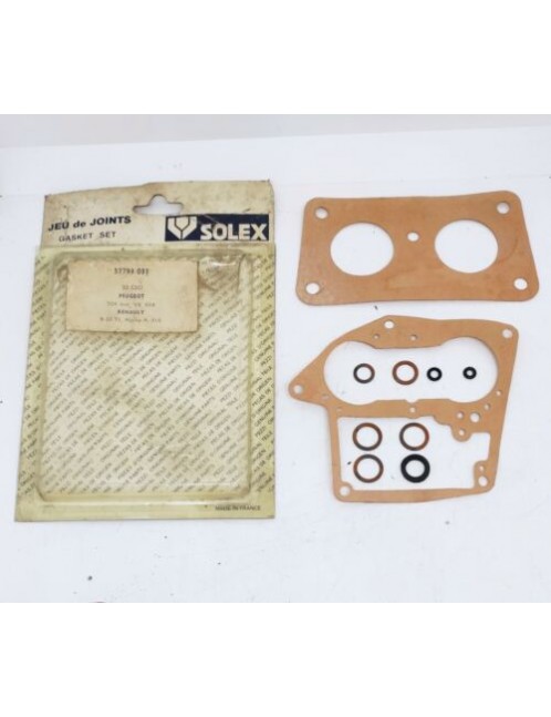 V6 PRV - PEUGEOT 504 / 604 - Pochette de joints carburateur SOLEX 35 CEEI