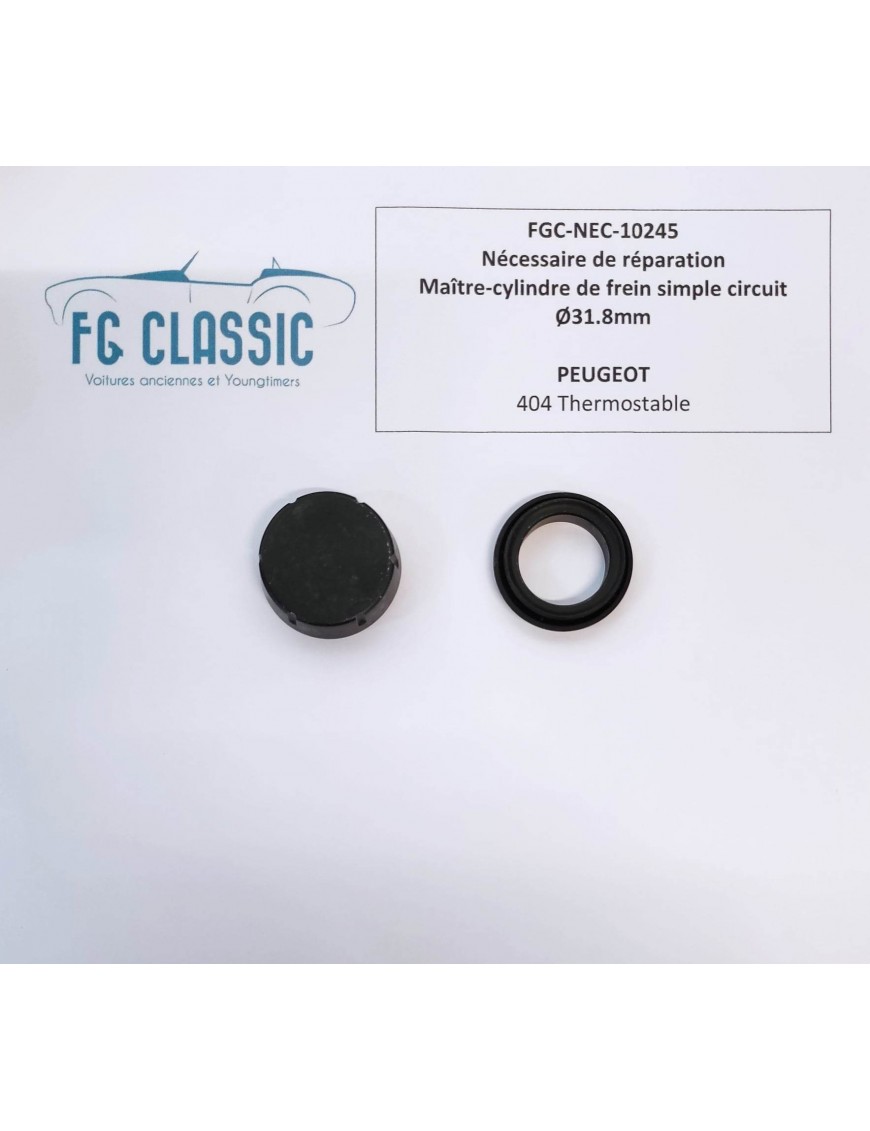 PEUGEOT 404 Thermostable - Repair kit Master cylinder - single circuit 31.8mm - BENDIX - NEW