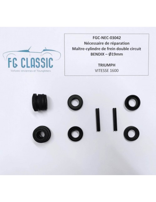 TRIUMPH VITESSE - Repair kit Master cylinder - double circuit 19mm - BENDIX - NEW