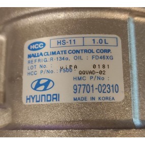 HYUNDAI ATOS (MX) 1.0i / 1.1 - Air Conditionning compressor - NOS