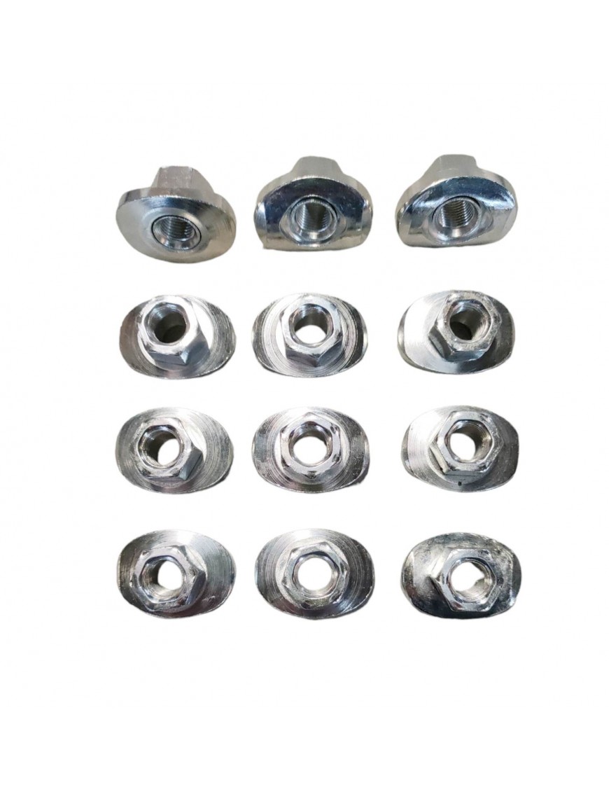 CITROËN 2CV / AMI6 / MEHARI / DYANE - Set of 12 wheel nuts - M12x125 - NEW