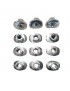 CITROËN 2CV / AMI6 / MEHARI / DYANE - Set of 12 wheel nuts - M12x125 - NEW