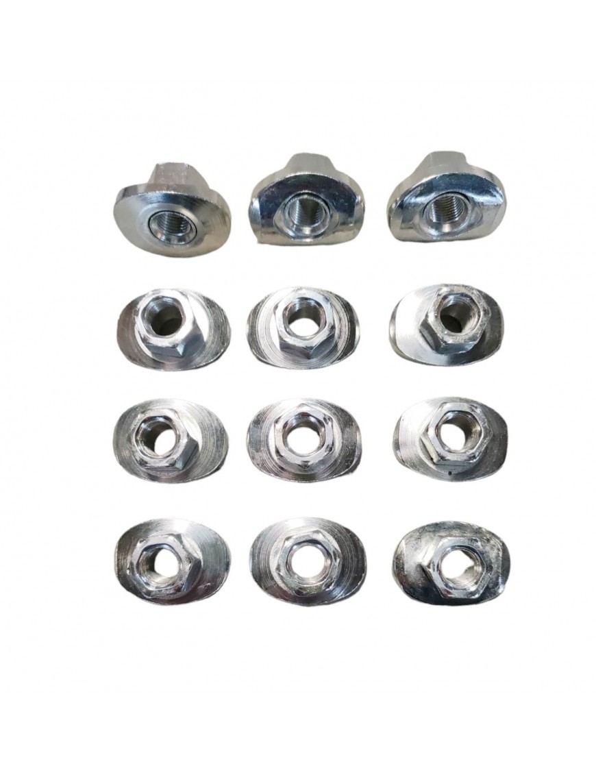 PEUGEOT 104 / 204 / 304 / 404 / 504 / 505 - Set of 12 wheel nuts - M12x125 - NEW