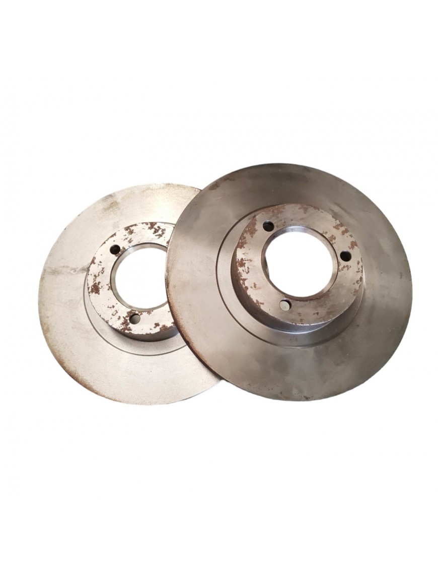 RENAULT R14 - Pair of front brake disks 240,5x10mm - NEW