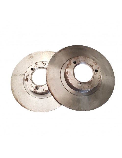 RENAULT R14 - Paire de disques pleins AVT 240,5x10mm - NEUFS