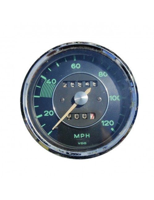 PORSCHE 356 - VDO - Tachymeter - dashboard - Miles - USED