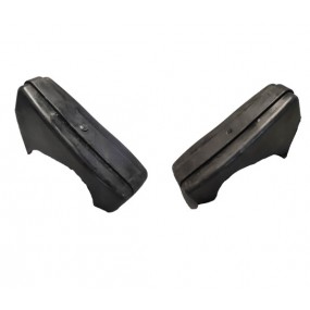 RENAULT R4 / 4l - Pair of Rubbers for Bumper Front / Rear - NEW