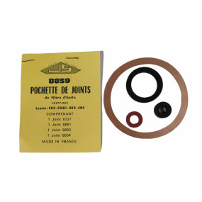 PEUGEOT 203 / 403 / 404 - Set of Oil filter gaskets