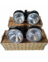 BMW e30 Ph1 - from 01/83 to 08/87 - HELLA - Pair of incolore headlights