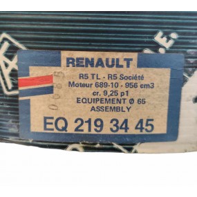 RENAULT R4 / R5 / SUPER 5 - Kit chemises / Pistons complet - Diamètre 65mm - Moteurs C1C / 689-10 - 956cc