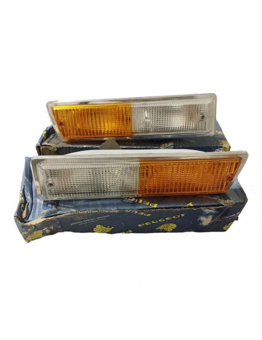 Peugeot 304 - SEIMA 432 - Paire de feux clignotants / veilleuses Bicolores - NEUF