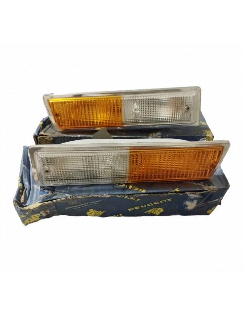 Peugeot 304 - SEIMA 432 - Paire de feux clignotants / veilleuses Bicolores - NEUF