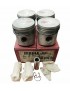 SIMCA ARONDE P60 - 6cv - Set of 4 pistons complete 68.5mm - MAHLE
