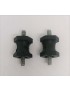 RENAULT R4 / R5 / R6 - Paire de Silent Block d'échappement NEUFS