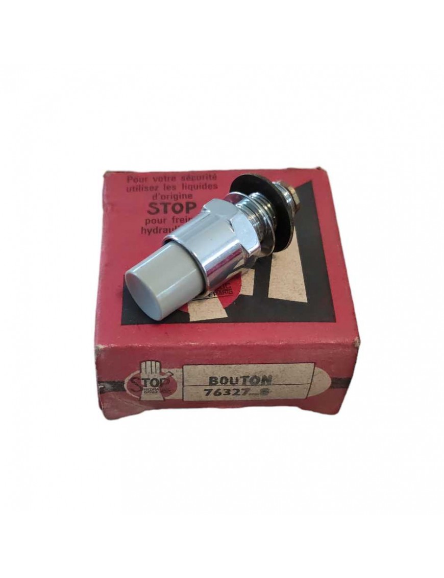 STOP 76327-8 - Bouton poussoir de pompe de lave glace manuelle - Couleur gris