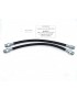 PEUGEOT 204 / 304 / J7 / J9 - Paire de flexibles de frein arrière - 305mm - NEUF