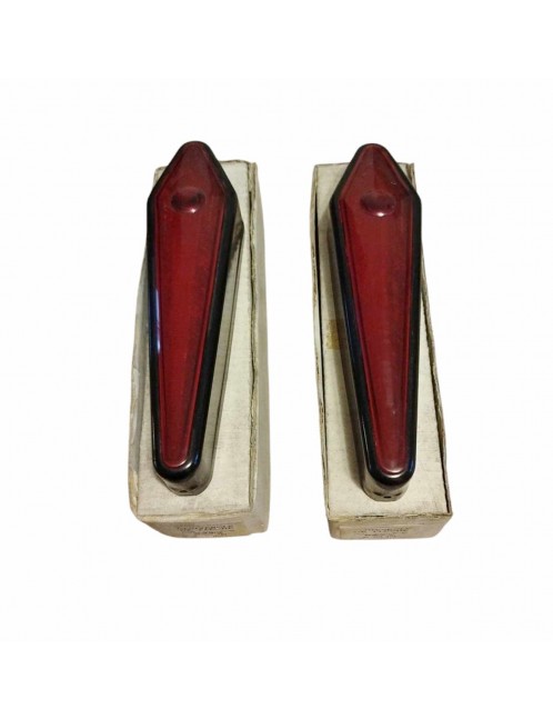 Pair of light arrow covers - Black circle and Red cap - SCINTEX 023/3