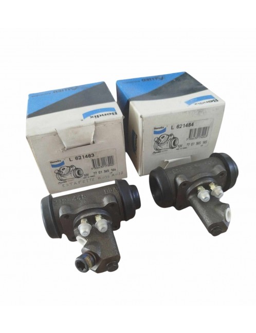 ESTAFETTE à partir de 1977 - BENDIX 621483 / 621484 - Double circuit - Pair of front wheel cylinders