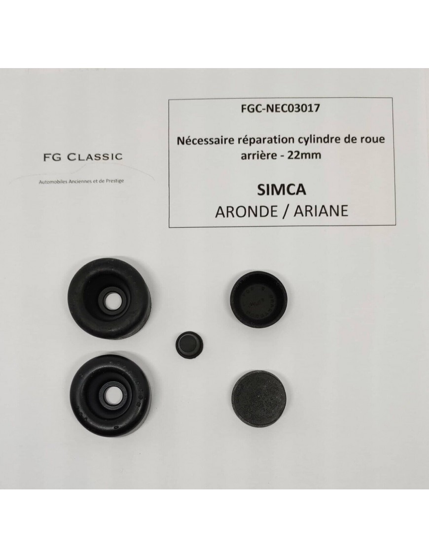 SIMCA ARONDE / ARIANE - Nécessaire réparation 1 cylindre de roue AR 22mm