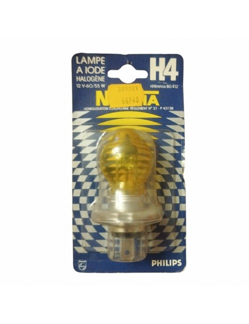 Ampoule de phare - H4 - Jaune - 12V - 60-55W - NORMA - NEUF