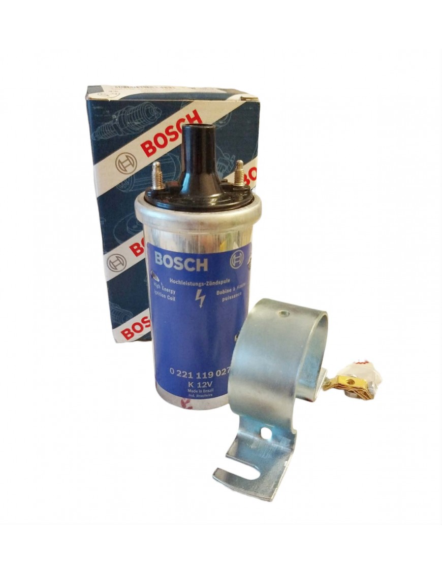 Ignition coil 12V - BOSCH 0221119027 - complete