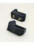RENAULT R21 NEVADA - Pair of stoppers in rubber for boot door - NEW