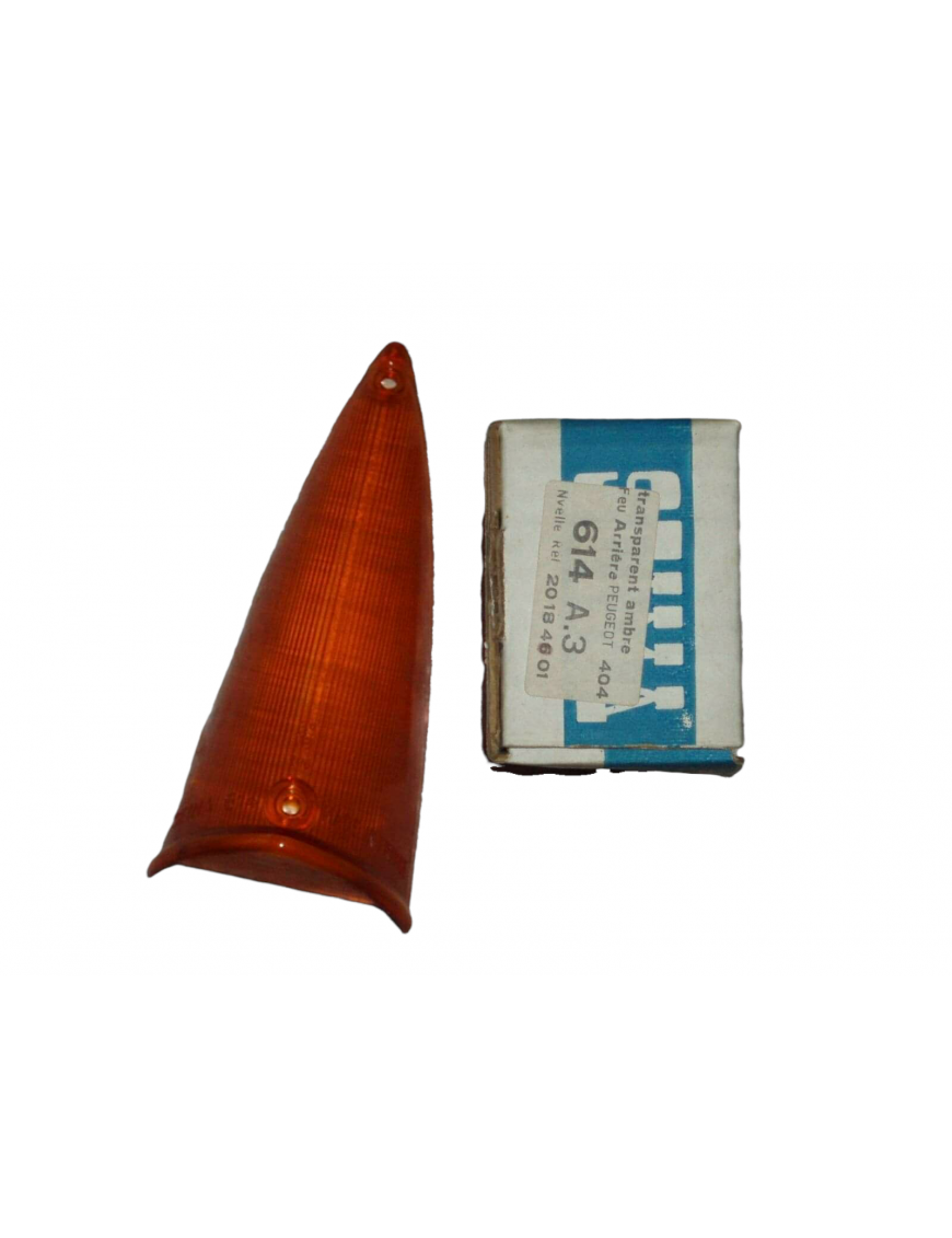 Peugeot 404 sedan - Transparent orange for Rear light - SEIMA 614A - NOS