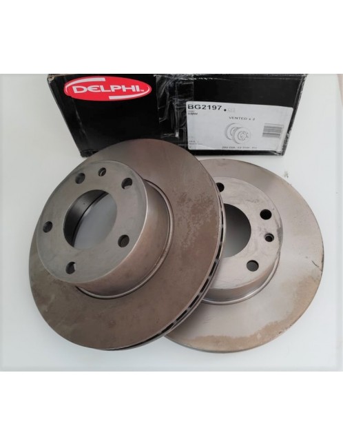 BMW e12 / e24 / e23 - Pair of front vented Brake disk 280x22mm - NEW