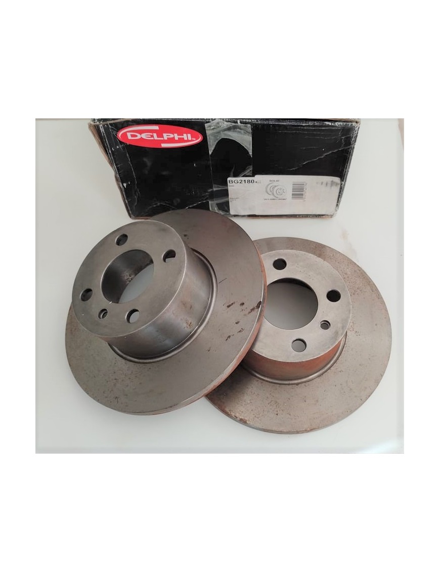 BMW e21 / e30 - Pair of front brake disks 254,5x12,7mm - NEW