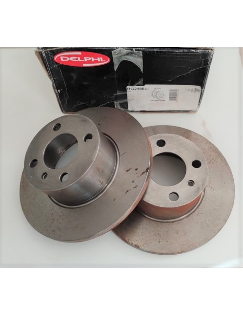 BMW e21 / e30 - Pair of front brake disks 254,5x12,7mm - NEW