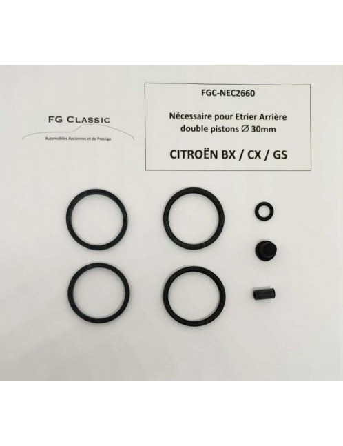 CITROËN GS / GSA / BX / CX - Repair kit for Rear brake caliper - Diameter 30mm